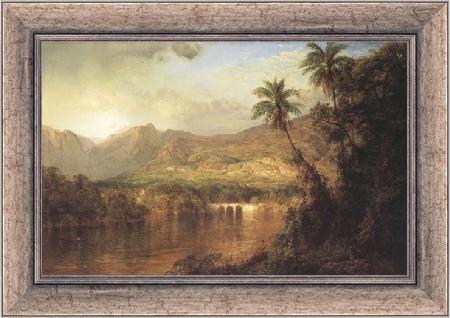 framed  Frederic E.Church South American Landscape, Ta3071-1